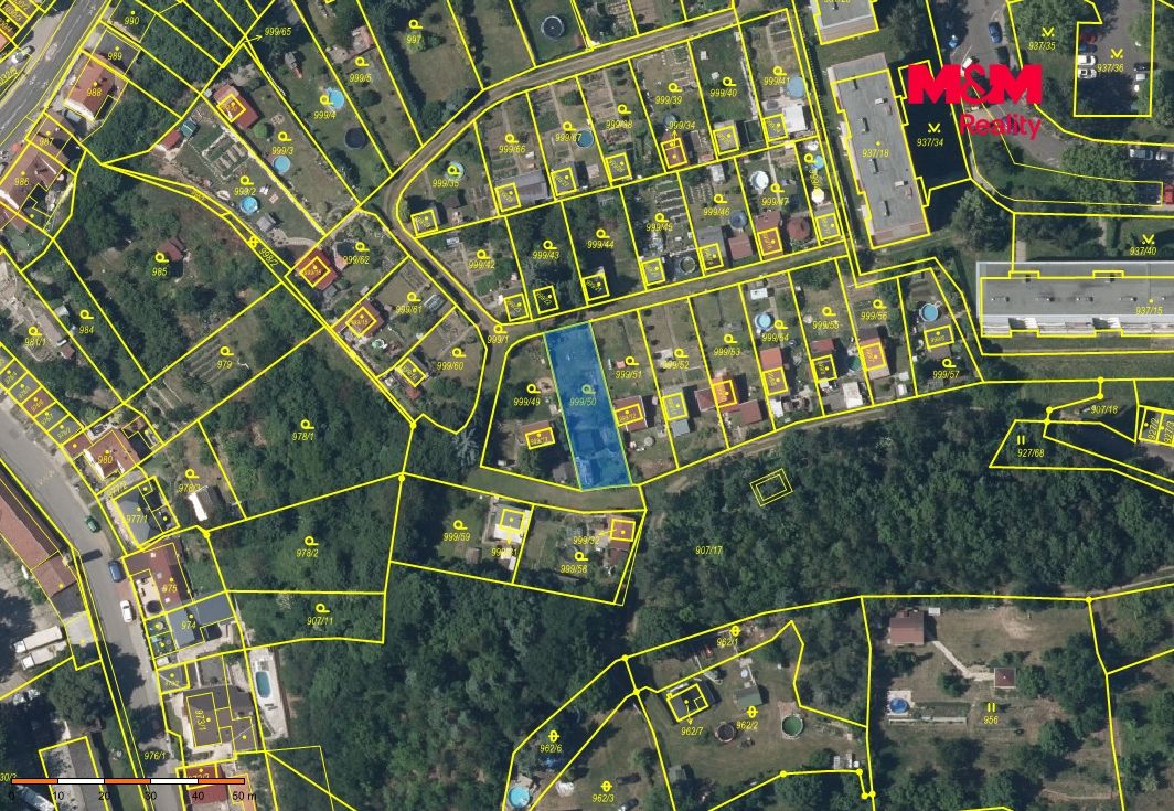 Katastrální mapka 