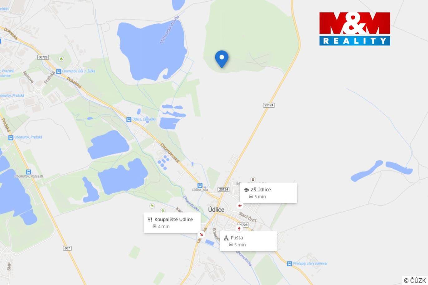 Mapa okolí