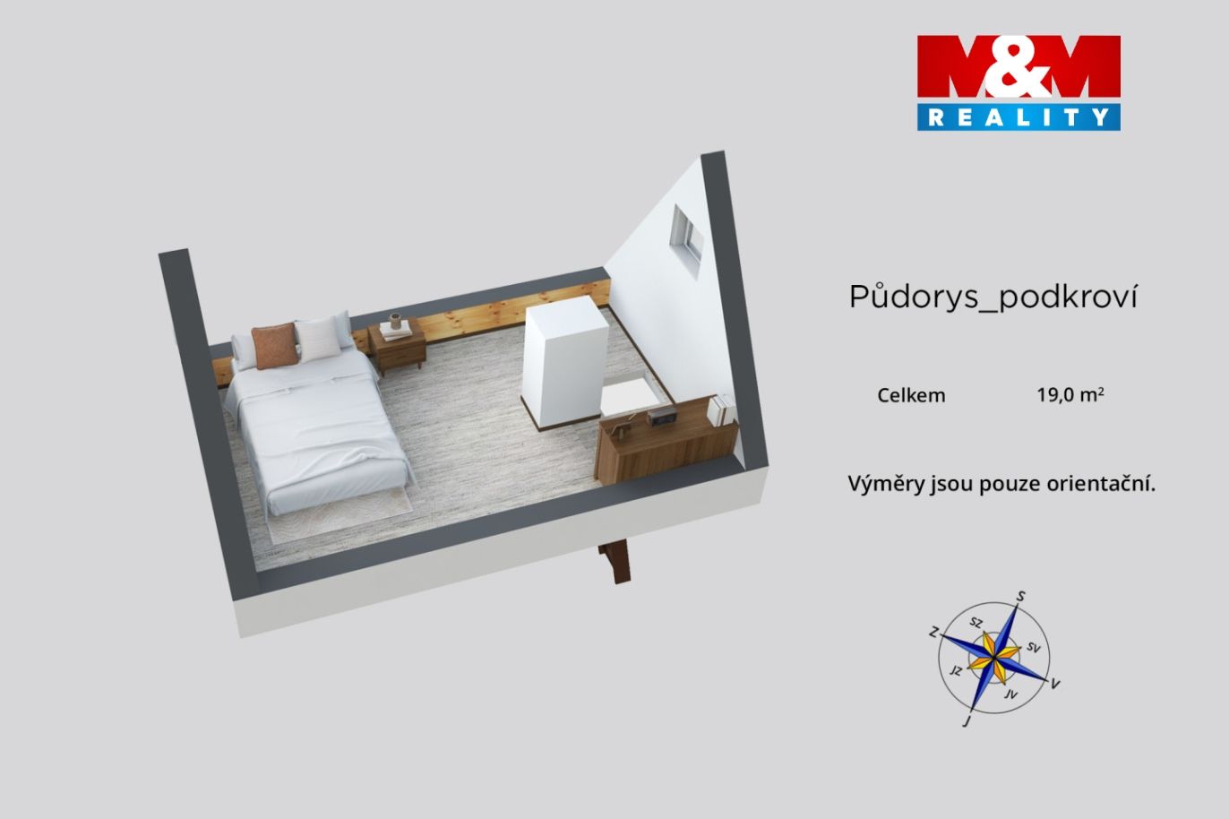 půdorys podkroví