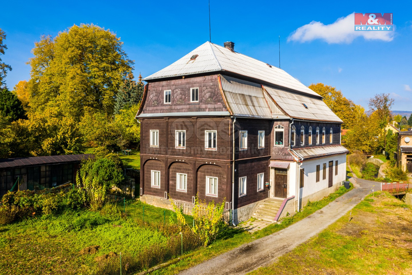 Prodej hrázděného domu, 1703 m², Skalice u České Lípy