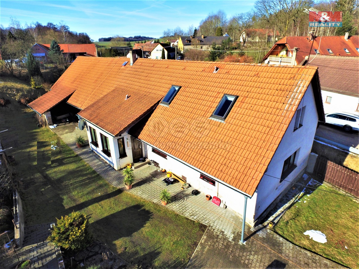 Prodej rodinného domu, 6+1, Vojslavice u Bystřice