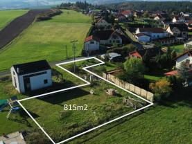 Prodej pozemku k bydlení, 815 m², Malá Hraštice