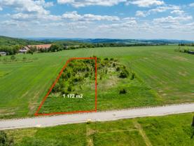 Prodej pozemku k bydlení, 1172 m², Omice
