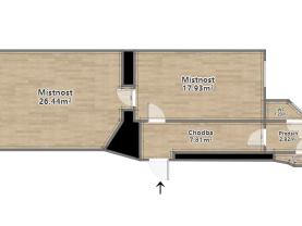 Pronájem kanceláře 51 m² Karlovarská ul. Plzeň