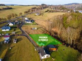 Prodej pozemku k bydlení, 1543 m², Nekoř
