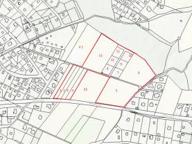 Prodej stavebního pozemku,10084 m², Hradištko pod Medníkem