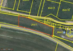 Prodej, stavební parcela, 1500 m2, Písek - Oldřichov