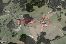 Prodej, pozemek, 3880 m2, Malšín - Větrná