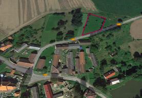 Prodej, stavební parcela, 1816 m2, Šebířov - Vyšetice