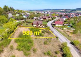 Prodej, stavební pozemek, 989 m2, Sedlčany