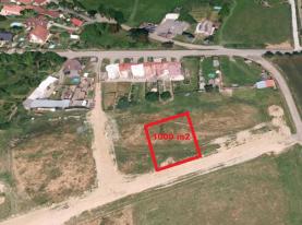 Prodej, stavební pozemek, 1000 m2, Žákava