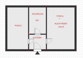 Prodej, byt 2+ kk, 42 m2, Stará Role - Karlovy Vary
