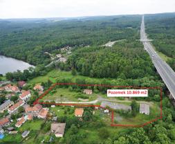 Prodej, parcela, celková plocha 10.869 m2, Voznice u Dobříše