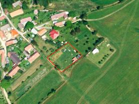 Prodej, zahrada, 1302 m2, Mostek, Dolní Hrachovice