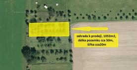 Prodej, zahrada, 1053 m2, Kvasice