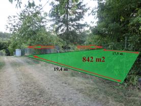 Prodej, zahrada, 842 m2, Stražisko