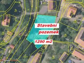 Prodej, pozemek, 1290 m2, Vojtěchov