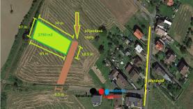 Prodej, stavební pozemek, 1750 m2, Chuchelná