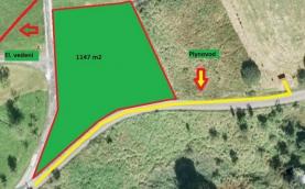 Prodej, stavební pozemek, 1147 m2, Dolní Bečva