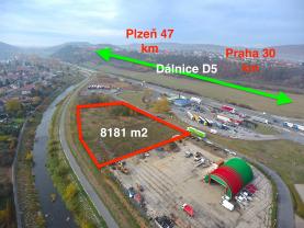 Prodej, komerční stavební pozemek, 8181 m2, Králův Dvůr, D5