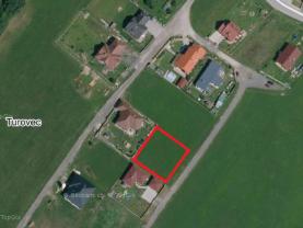 Prodej, stavební parcela, 940 m2, Turovec
