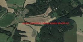 Prodej, louka, 46459 m2, Bořkovice