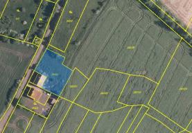 Prodej, pozemek, 1042 m2, Vroutek - Skytaly