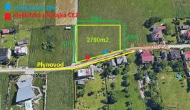 Prodej, stavební pozemek, 2700 m2, Šenov