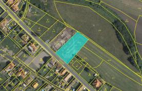 Prodej, stavební pozemek, 1858 m², Tišice - Chrást