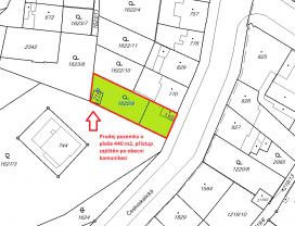Prodej, stavební pozemek, 440 m2, Náchod, ul. Českoskalická