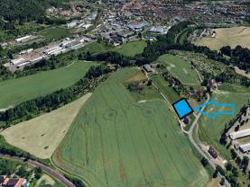Prodej, stavební pozemek, 1629 m2, Vrcovice