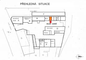 Pronájem, sklad, 30 m2, Louny, ul. Říční
