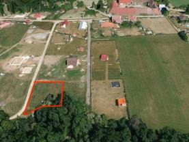 Prodej, stavební parcela, 650 m2, Bechyně