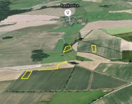 Prodej, pozemky, 17257 m2, Radkovice u Měčína