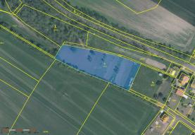 Prodej, stavební pozemek, 4146 m2, Libkovice pod Řípem