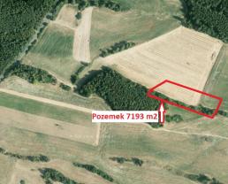Prodej, pozemek, 7193 m2, Drevníky u Příbrami