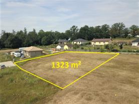 Building lot, 1323 m2, Benešov