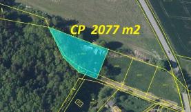 Building lot, 2077 m2, Strakonice