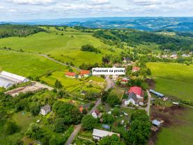 Prodej zasíťovaného pozemku, 1163 m2, Rychnov - Verneřice