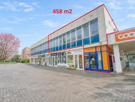 Pronájem obchod a služby, 458 m², Plzeň, ul. alej Svobody
