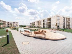 Prodej bytu 2+kk, 46 m², zahrádka 49 m², Brandýs nad Labem