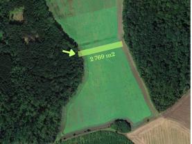 Prodej pole, 2769 m², Uherský Brod