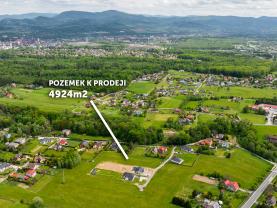 Prodej pozemku k bydlení, 4924 m², Třinec