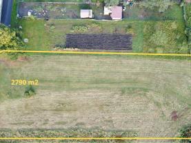 Prodej pozemku k bydlení, 2790 m²