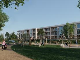 Prodej bytu 2+kk 49 m² se zahrádkou 69 m², Brandýs nad Labem