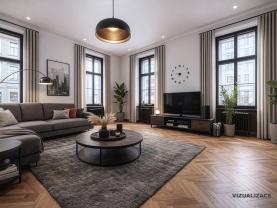 Prodej bytu 2+1, 102 m², Praha, ul. Karlínské náměstí