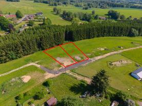 Prodej pozemku k bydlení, 1000 m², Krásná, Aš
