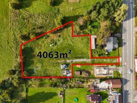 Prodej pozemku k bydlení, 4063 m², Petřvald