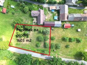 Prodej pozemku, 1603 m², Hrazany