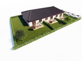 Prodej bytu 3+kk, 86 m² ve výstavbě. Obec Žáky - Štrampouch